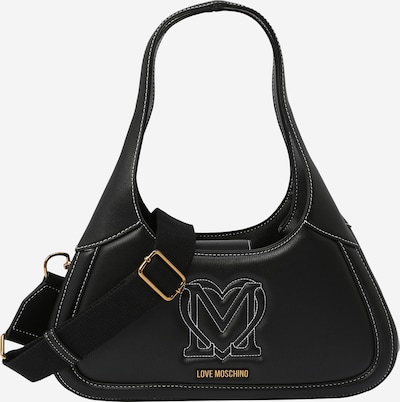 Love Moschino Handbag 'MY HEART' in Gold / Black / White, Item view