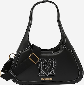 Love Moschino Käekott 'MY HEART', värv must: eest vaates