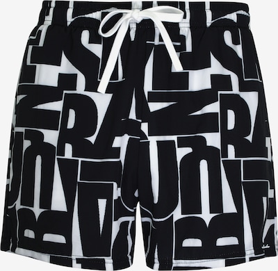 wavebreaker Uimashortsit värissä musta / valkoinen, Tuotenäkymä