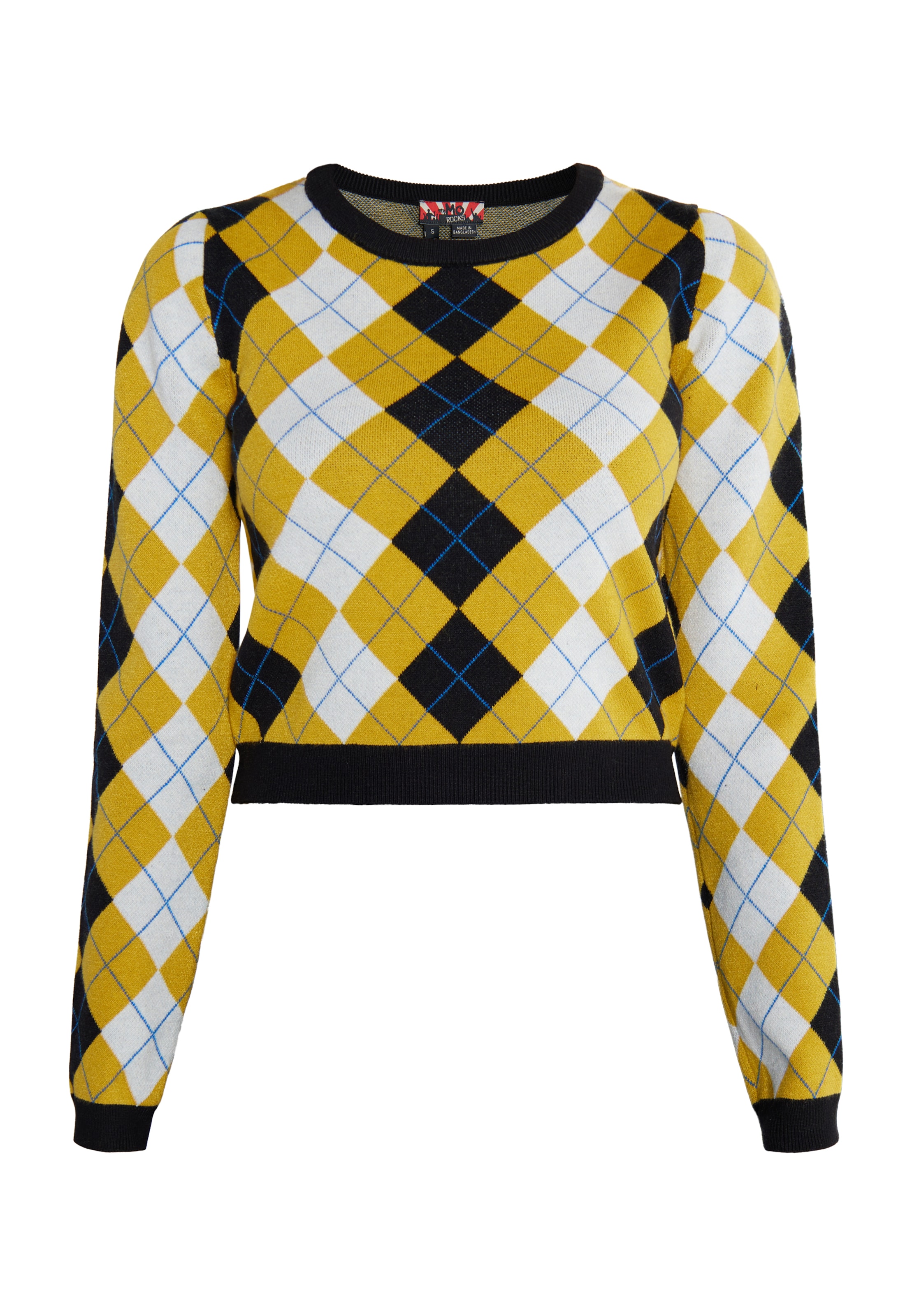 myMo ROCKS Sweater 'Ucy' in Black: front