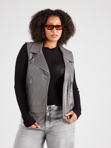 ONLY Carmakoma Vest 'CARVERA' in Grey: front