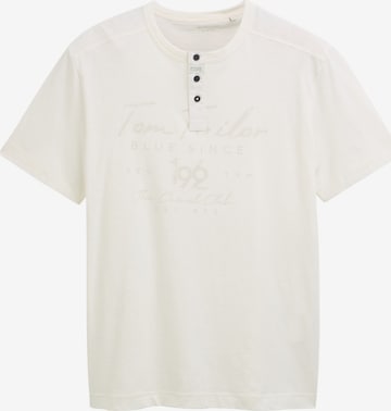 TOM TAILOR Shirt in Wit: voorkant