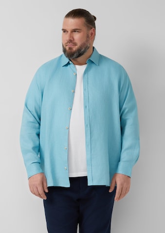 s.Oliver Regular fit Overhemd in Blauw