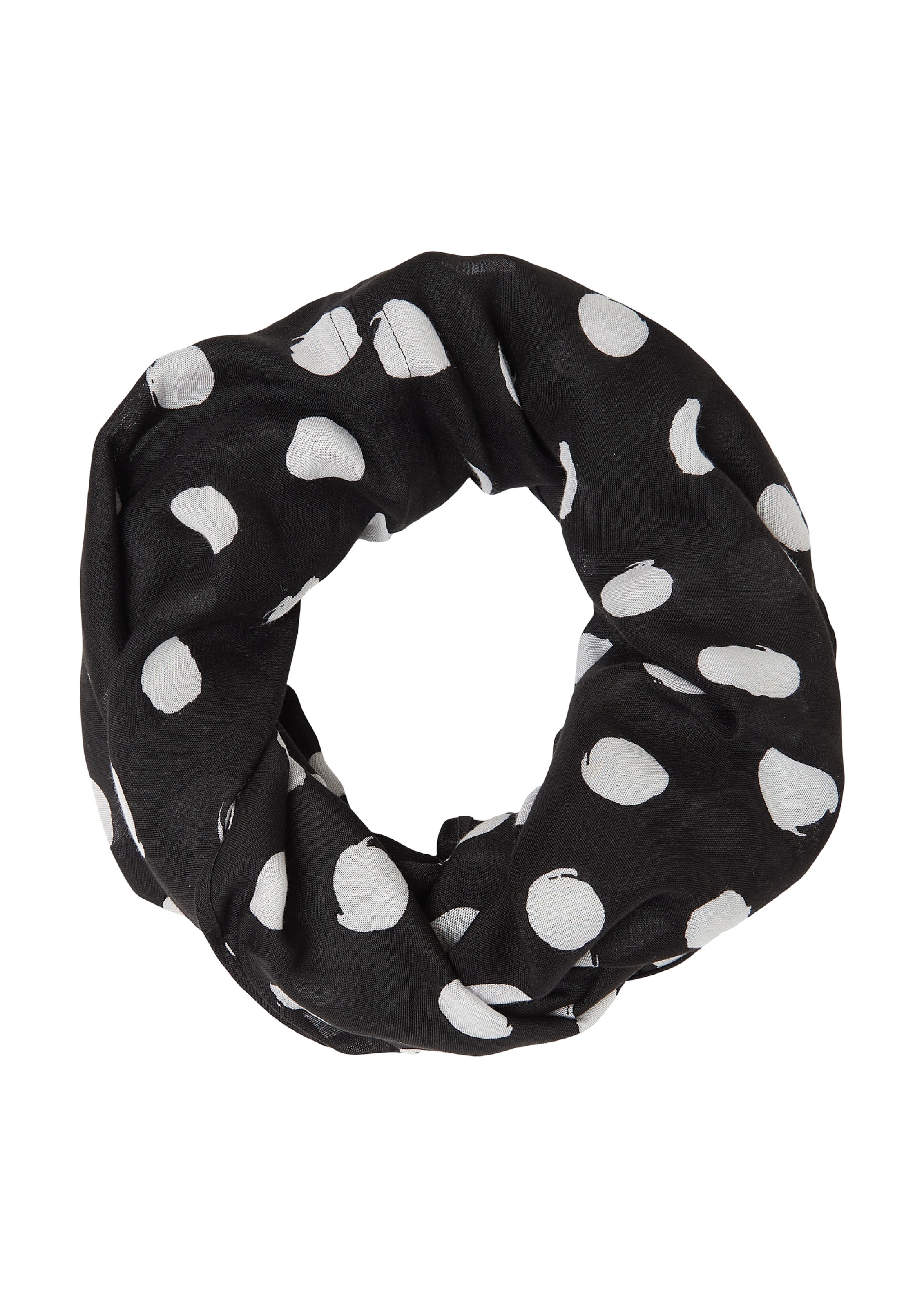 Écharpe tube s.Oliver en noir : devant