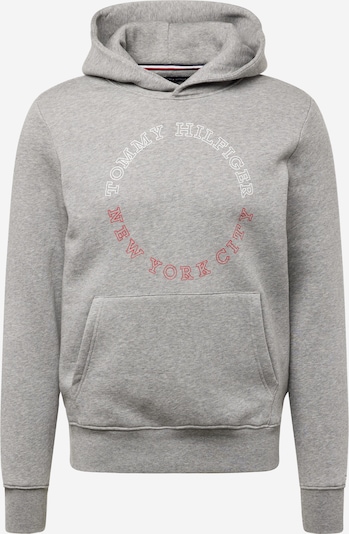 Felpa TOMMY HILFIGER di colore grigio sfumato / rosso / bianco, Visualizzazione prodotti