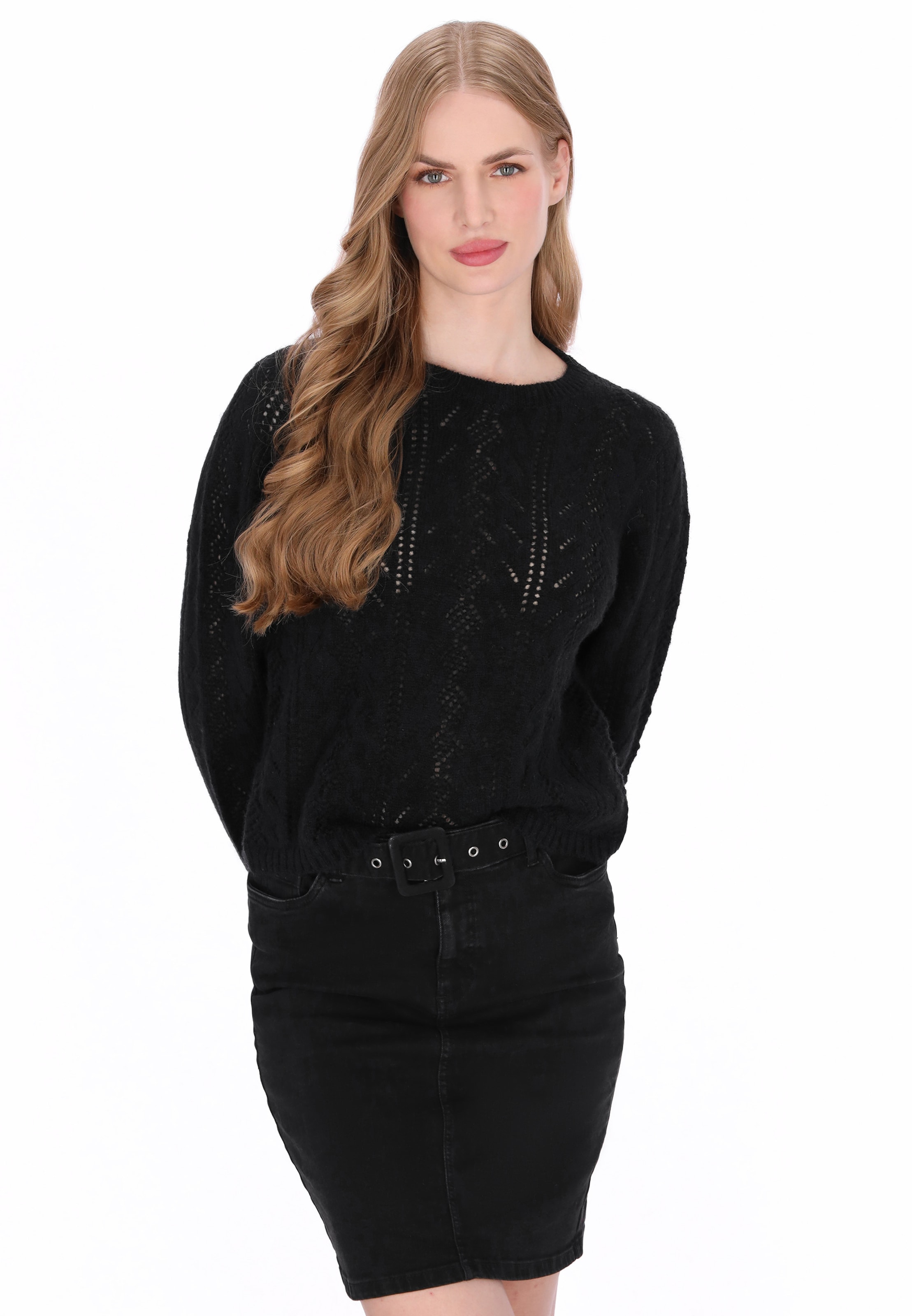 DreiMaster Vintage - Pullover 'Vintage' em preto: frente