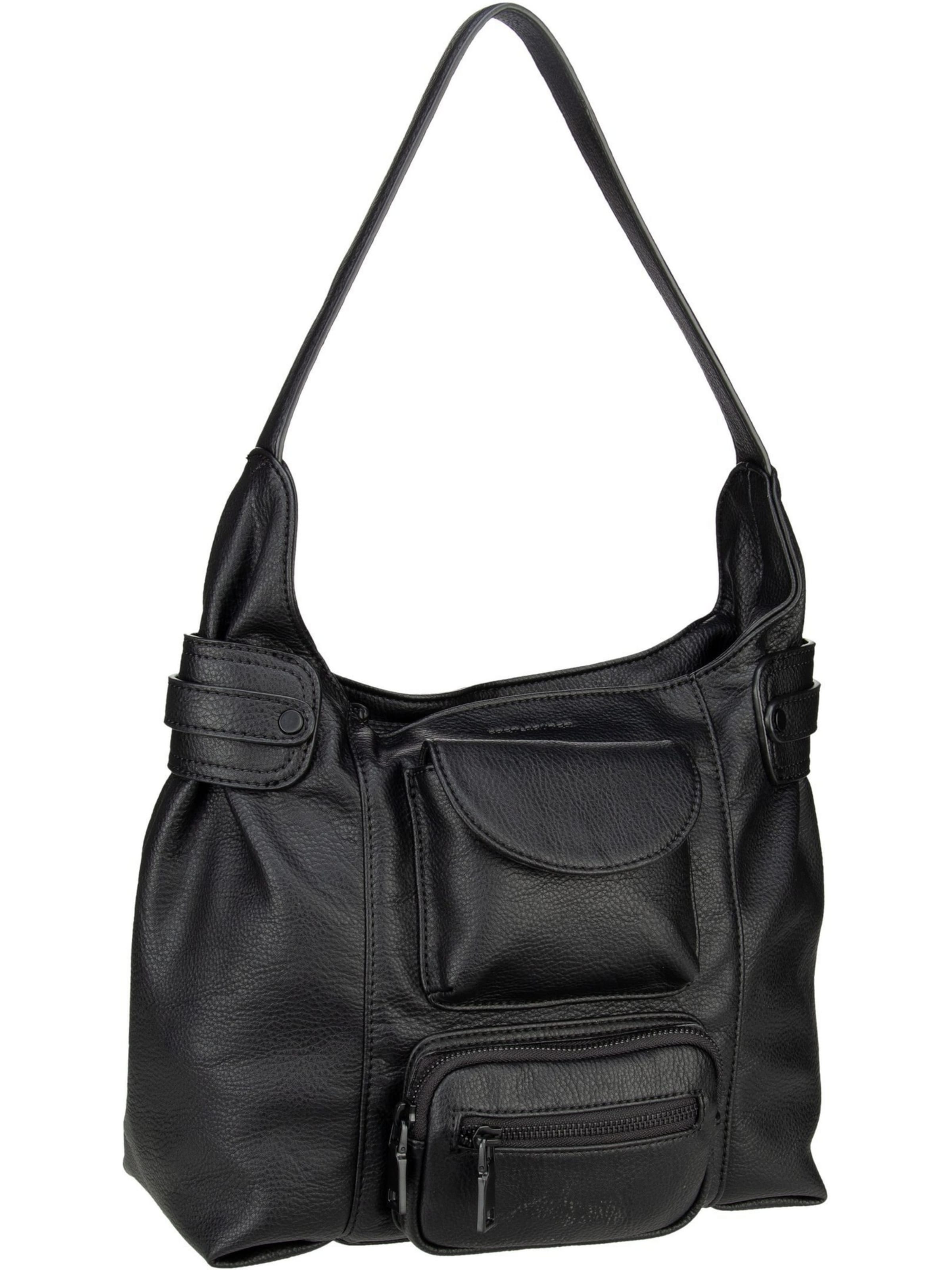 Sac bandoulière FREDsBRUDER en noir : devant