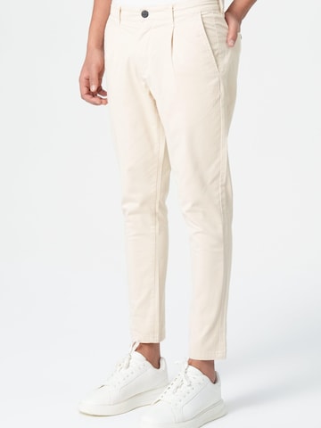 M.O.D MIRACLE OF DENIM Slimfit Lærredsbukser i beige