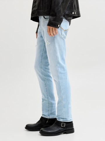 JACK & JONES Slimfit Jeans 'JJIGLENN JJLUKE' in Blauw