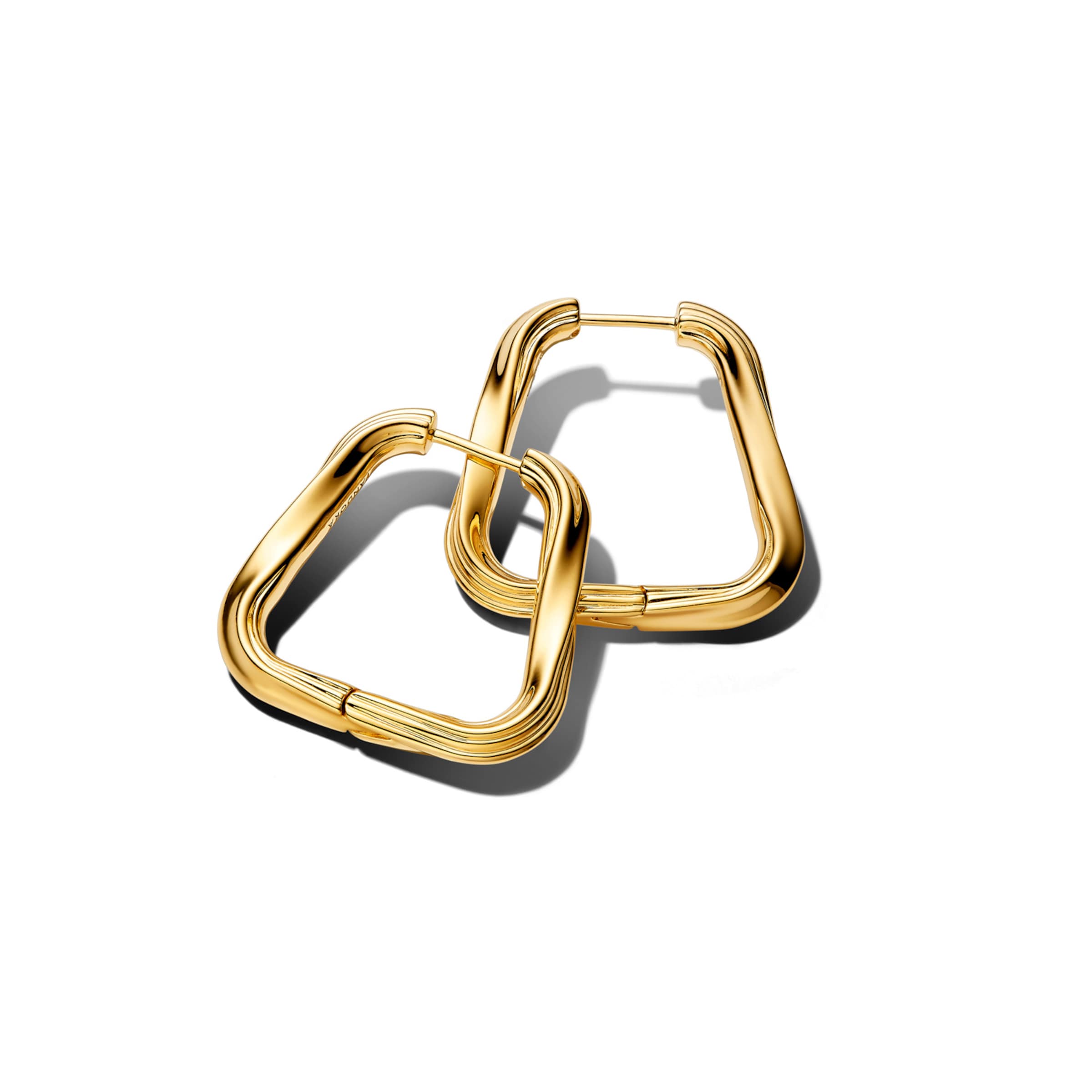 Pandora Earrings in Gold: front