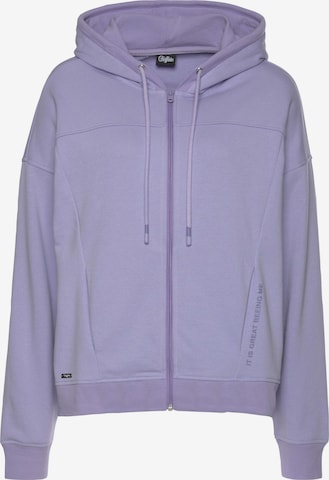 BUFFALO Collegetakki värissä lila: etupuoli