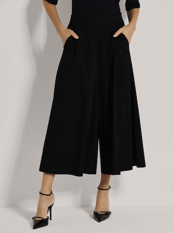 Wide Leg Pantalon MADELEINE en noir : devant