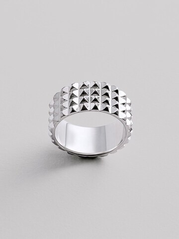 Bague 'SPIKE' REYTEL en argent : devant