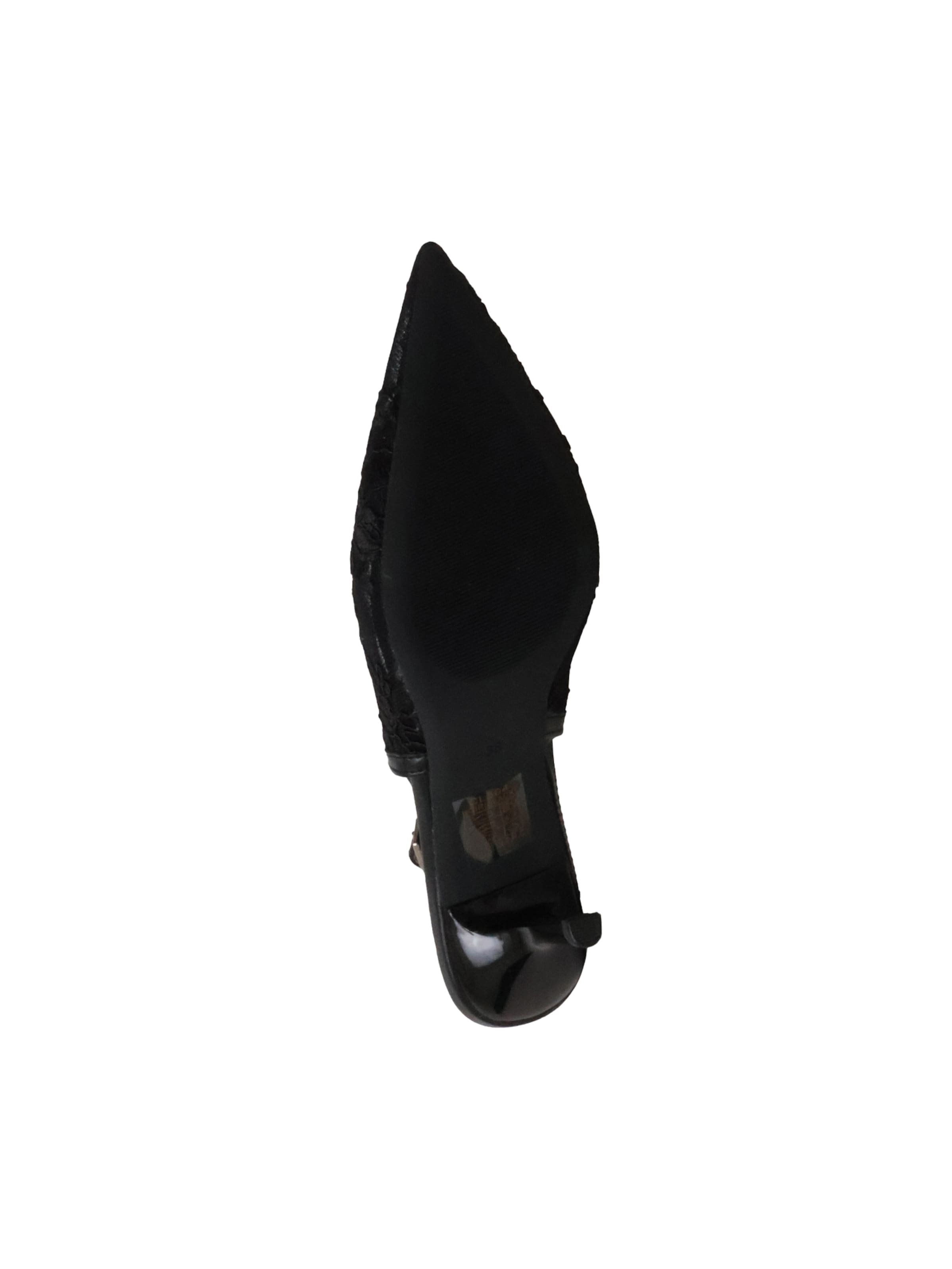 Super Mode Czółenka 'Pumps mit Absatz von R and BE' w kolorze czarny
