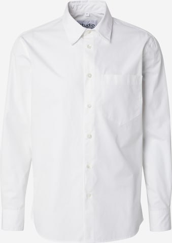 Coupe regular Chemise business Studio Seidensticker en blanc : devant