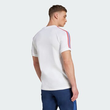 T-Shirt 'Olympique Lyon Anniversary' ADIDAS ORIGINALS en blanc