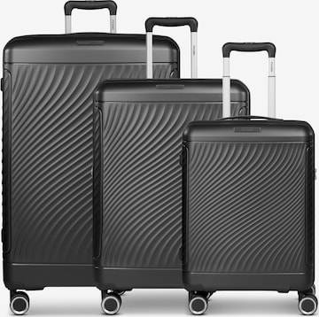 Picard Suitcase set 'Vienna ' in Black: front