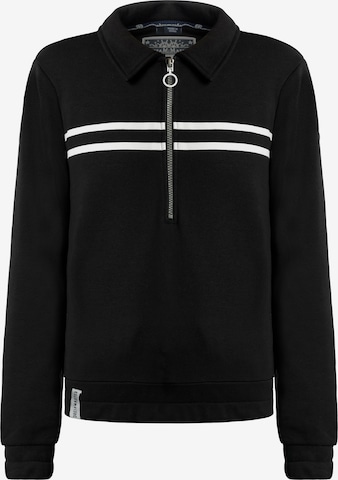 DreiMaster Maritim Sweatshirt in Zwart: voorkant