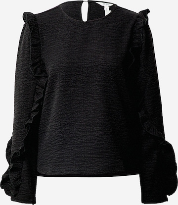 OBJECT Blouse 'EVITA' in Black: front