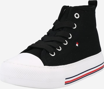 TOMMY HILFIGER Sneakers in Zwart: voorkant