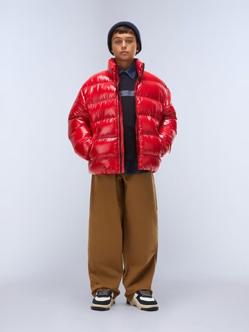 NAPAPIJRI Between-season jacket 'A-Glane' in Red: front