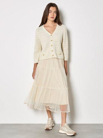 Apricot Knit cardigan ' ' in Beige