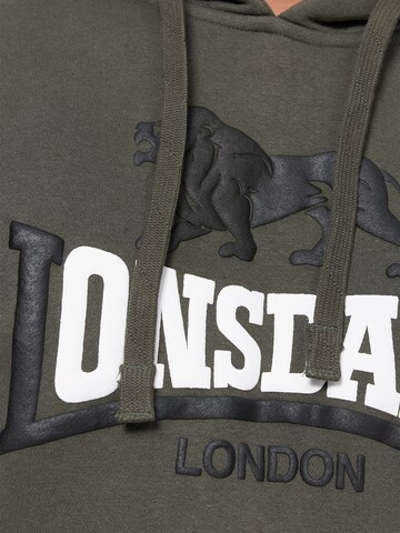 LONSDALE Sweatshirt 'THURNING' in Green