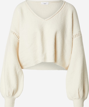 balta Kamila Šikl Megztinis: priekis