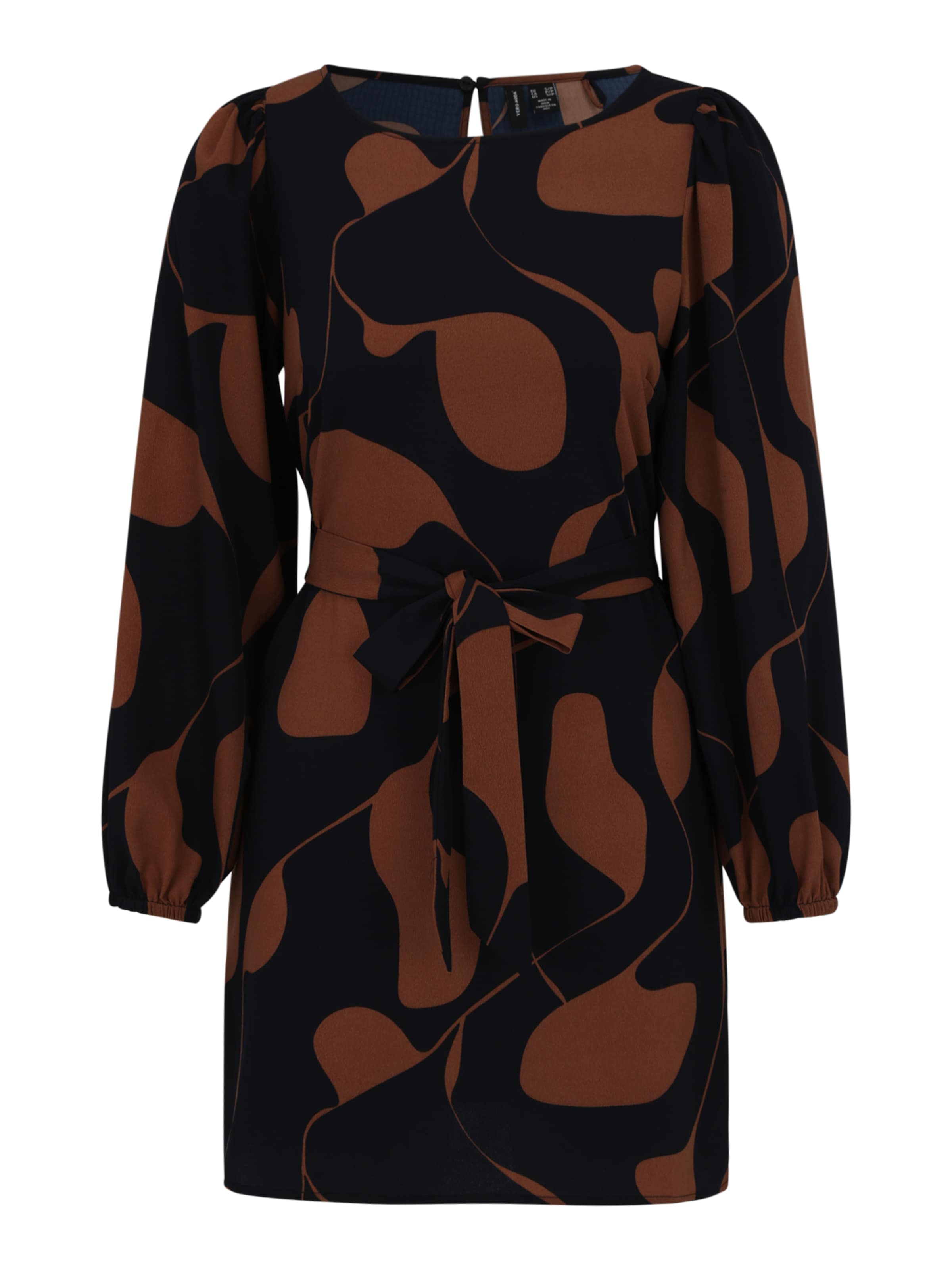 Vero Moda Petite Šaty 'VMLYDIA' - tmavomodrá / karamelová, Produkt