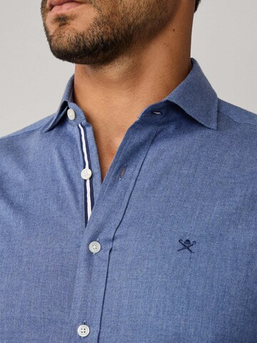 Hackett London Regular fit Overhemd in Blauw
