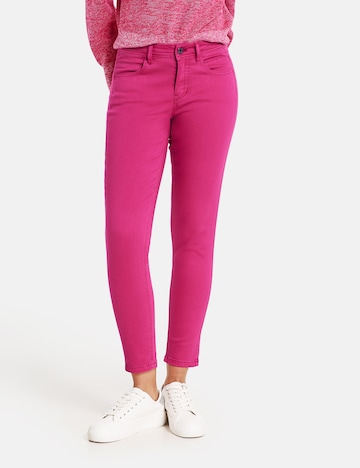 TAIFUN Slimfit Jeans in Pink: predná strana