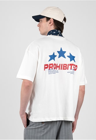 Prohibited - Camisa 'Running Club' em branco