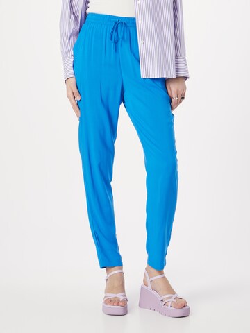 Tapered Pantaloni 'JOELLA' di b.young in blu: frontale