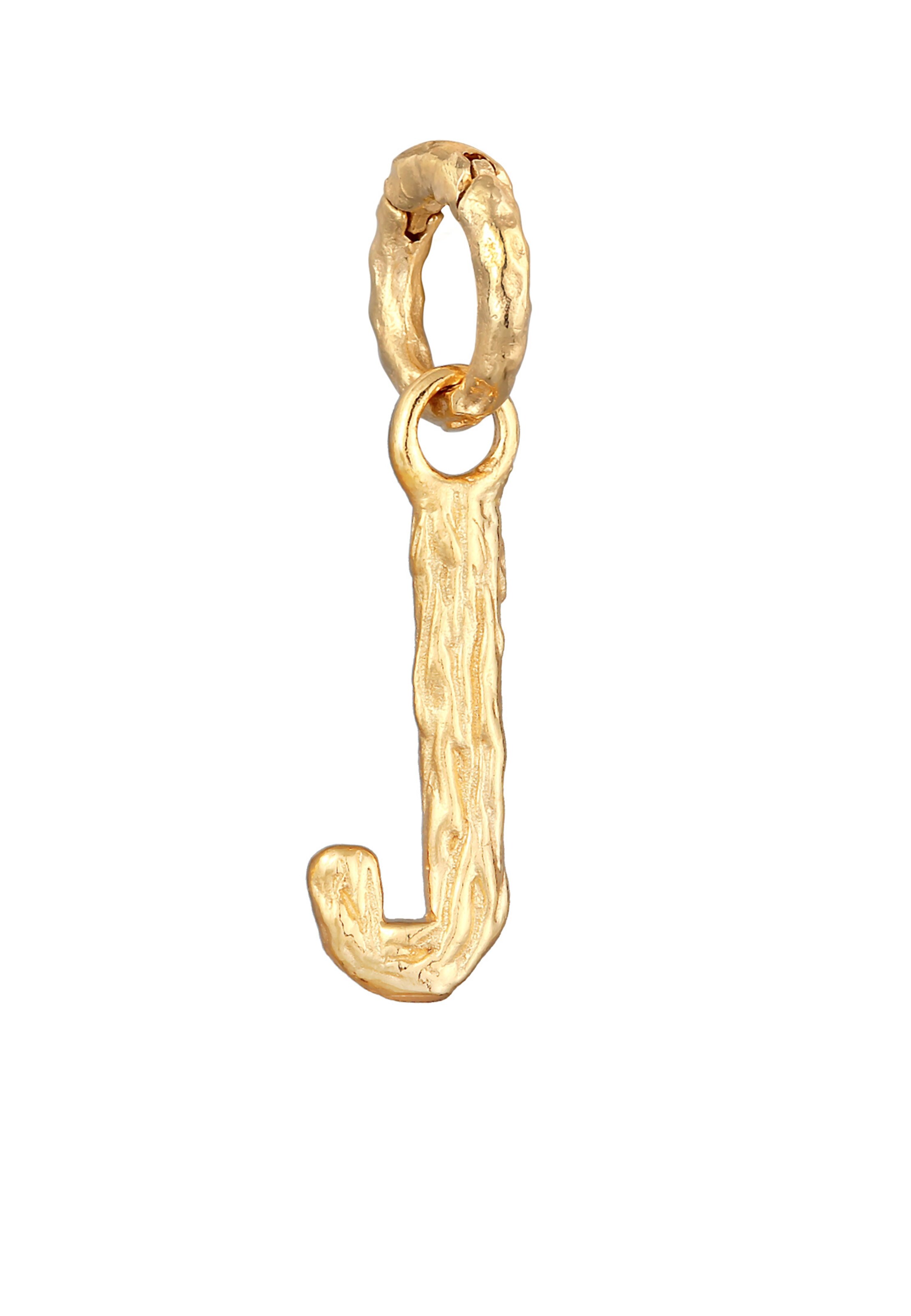 ELLI Anhänger 'Buchstabe' in Gold: Vorderseite