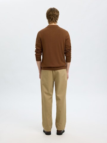 SELECTED Shirt in Brown