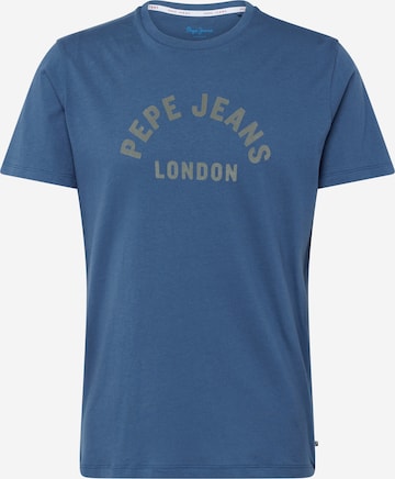 Pepe Jeans - Camisa 'RAFERTY' em azul: frente