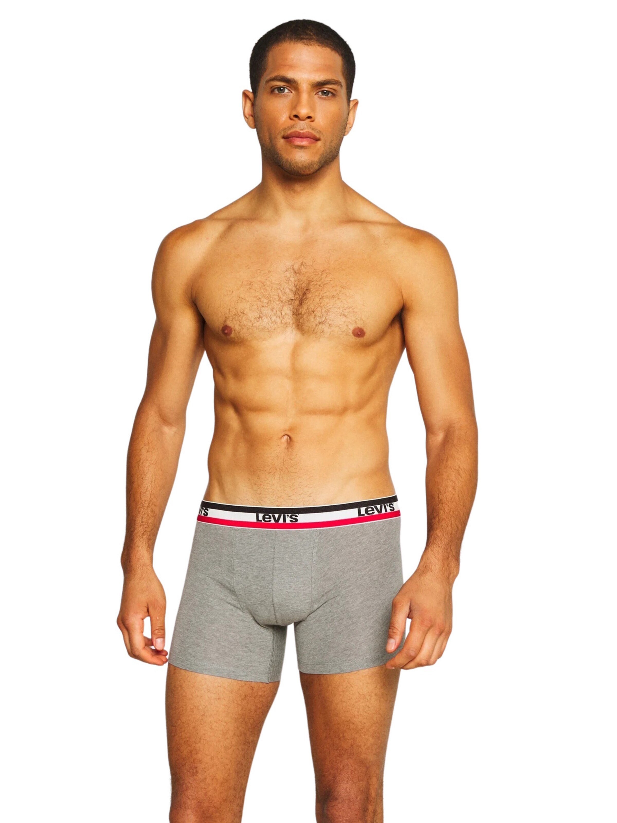 LEVI'S ® Шорты Боксеры в Серый: спереди