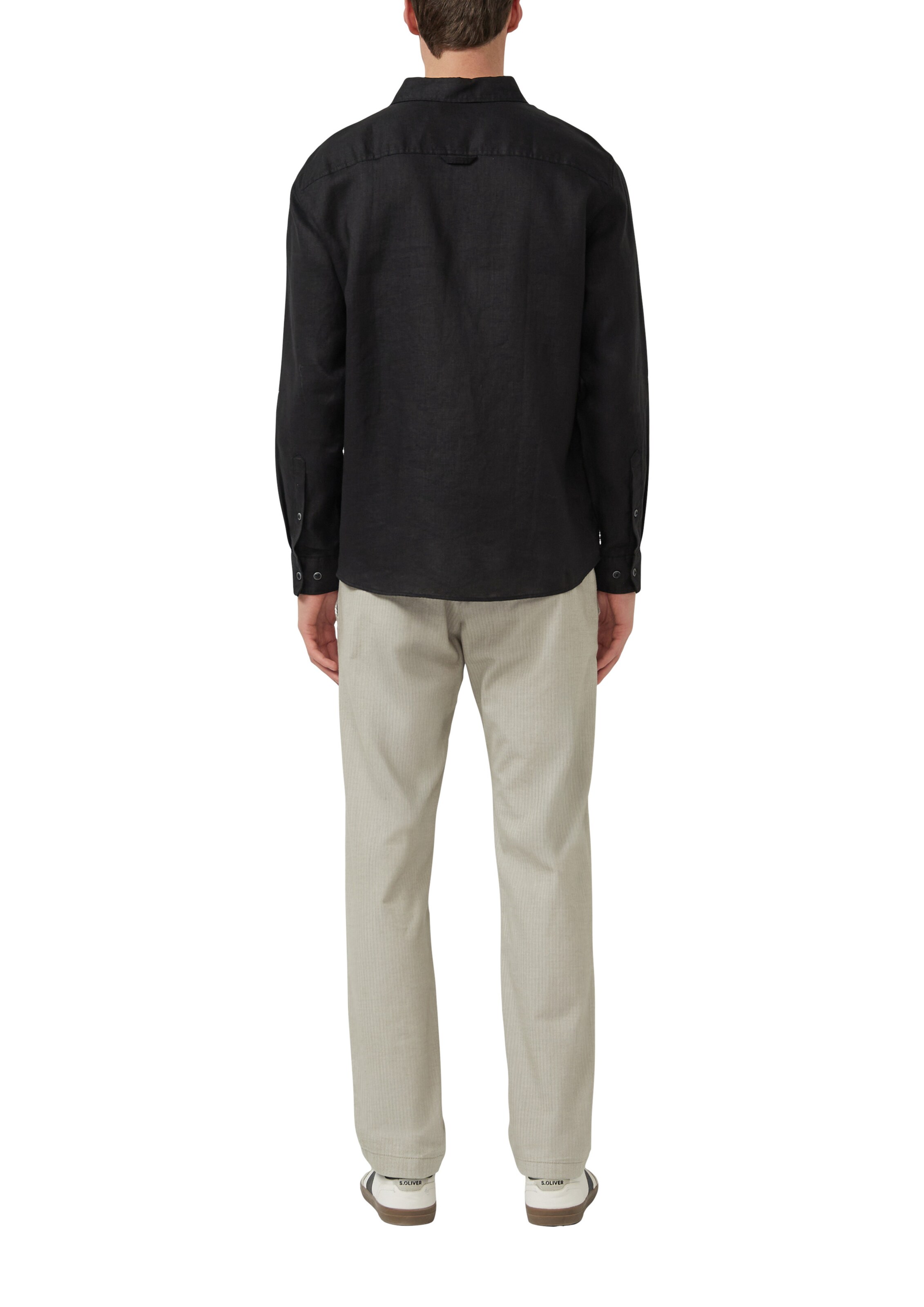 s.Oliver Regular Fit Hemd in Schwarz
