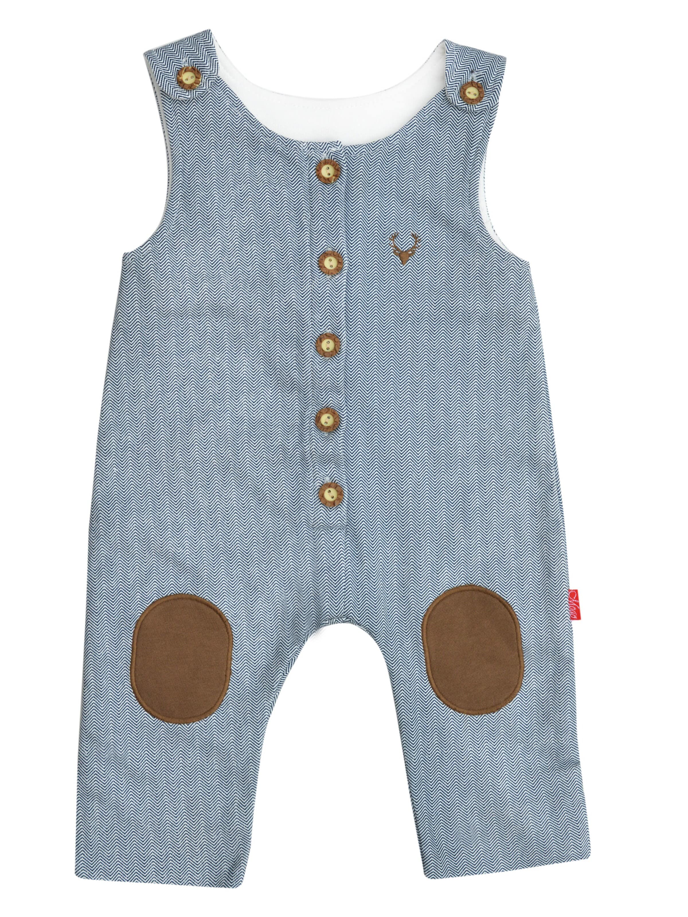 Mogo Dungarees 'Similaun blau' in Blue: front