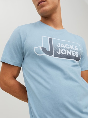 JACK & JONES Skjorte 'Logan' i blå