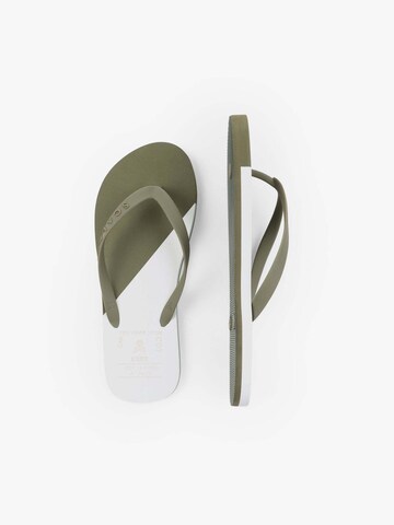 Scalpers T-Bar Sandals in Green