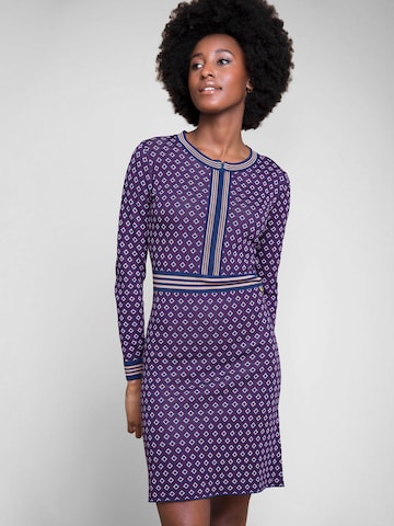 4funkyflavours Knitted dress 'Vor Dem Start' in Purple