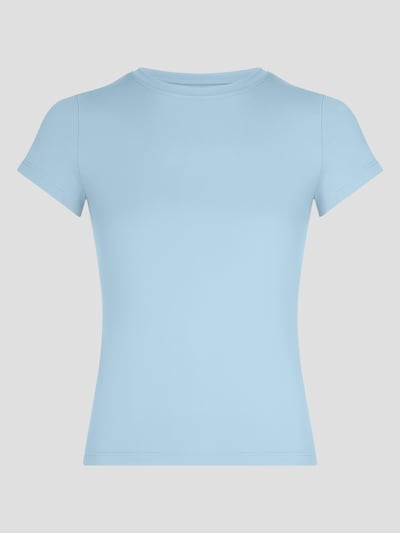 YO-GAYA Sporttop 'Short Sleeve Top' in XS in hellblau, Produktansicht