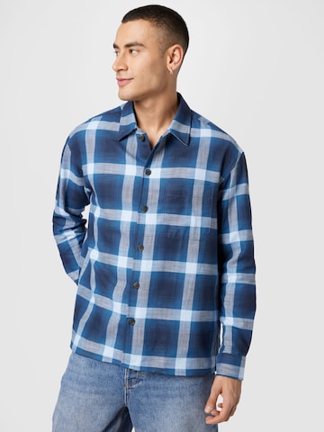 By Garment Makers Pohodlné nošení Košile 'Storm' – modrá: přední strana