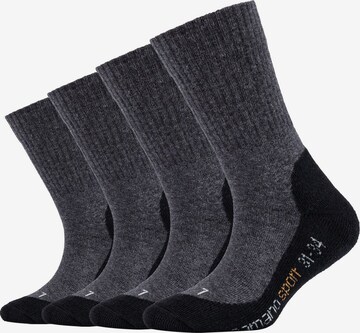 camano Athletic Socks in Black: front