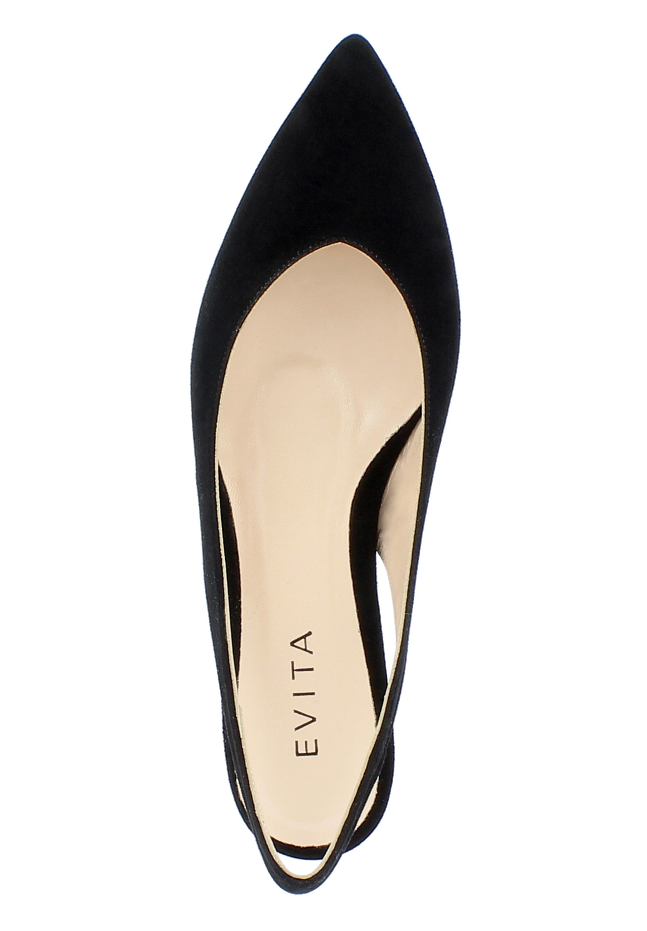 EVITA Damen Sling Pumps FRANCA in Schwarz