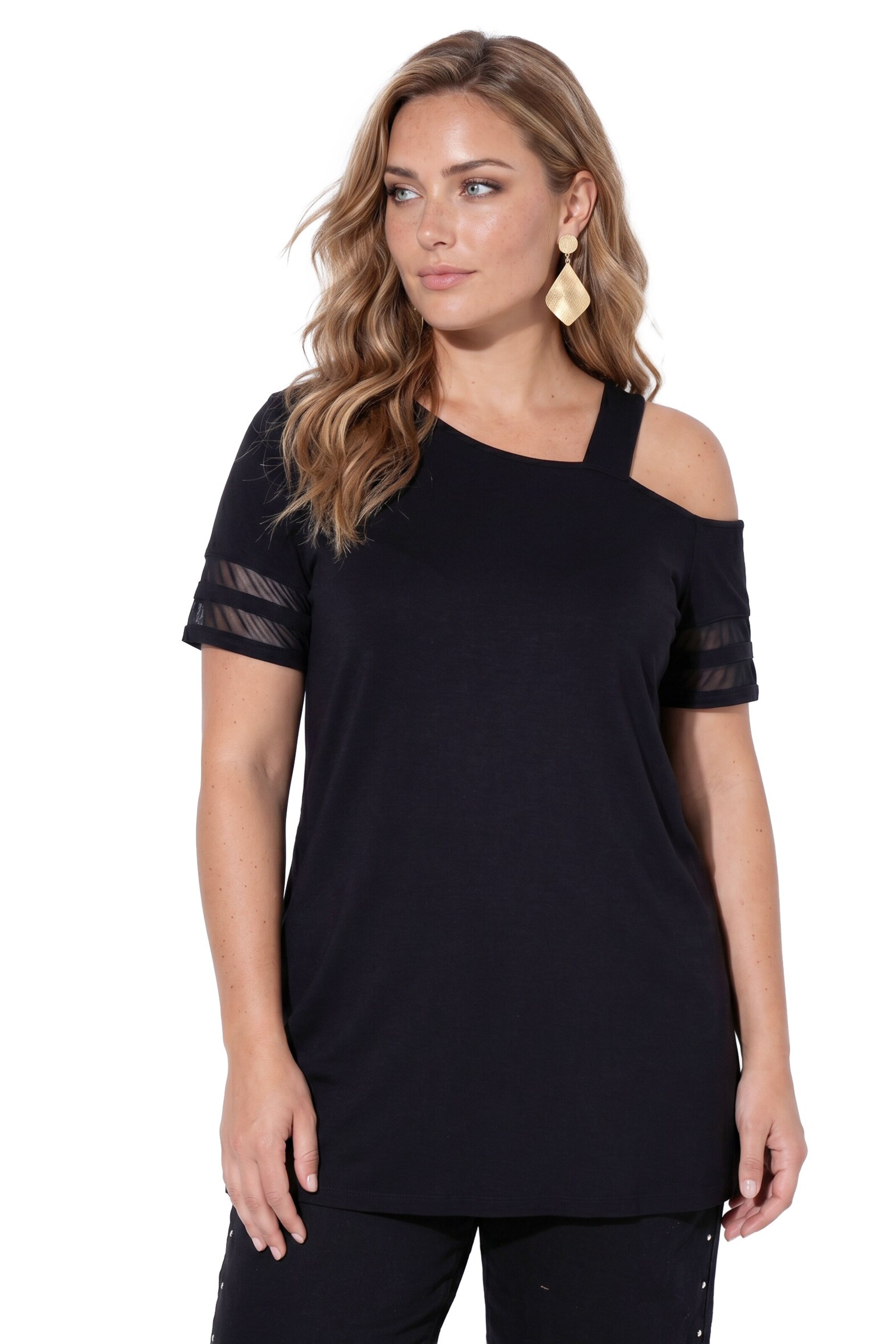 Angel of Style Shirt in Schwarz: Vorderseite
