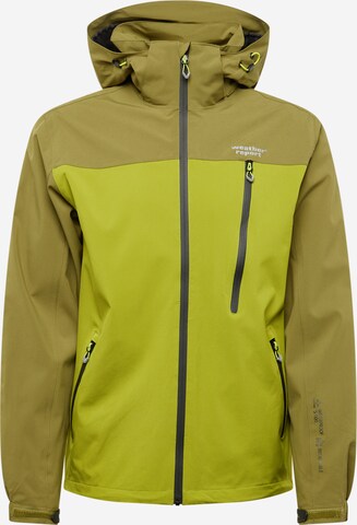 Weather Report - Chaqueta de montaña 'Delton' en verde: frente