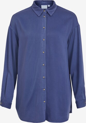 VILA Blouse 'Fanza' in Blauw: voorkant