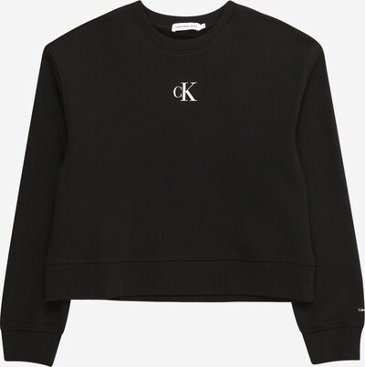 Calvin Klein Jeans Sweat-shirt en noir / blanc, Vue avec produit